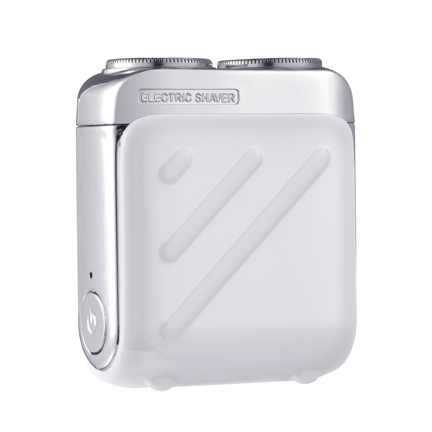 Bärbar mini elektrisk rakapparat med dubbel rakhuvud, helt tvättbar - Double Cutter Head Washable Portable Mini Electric Shaver.